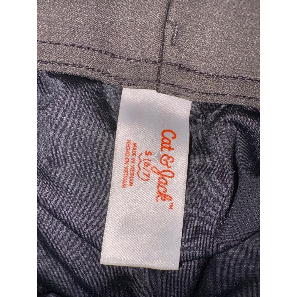 Cat‎ & Jack Boys Neon Dinosaur Swim Trunks Gray Size S 6/7 Board Shorts